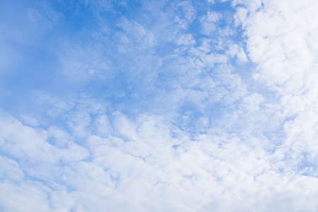 clouds in the blue skyの写真素材