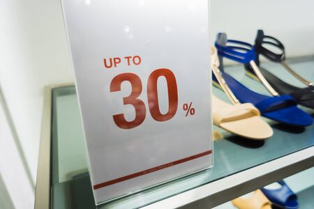 Up to 30 percent for Sale Discount Promotion