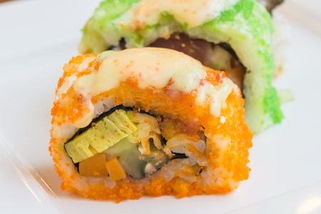 Japanese tasty sushi setの写真素材