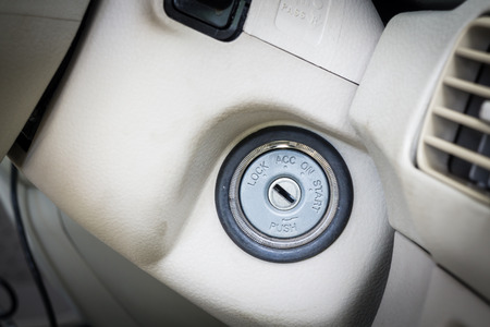 key way : Car key for starting.の写真素材