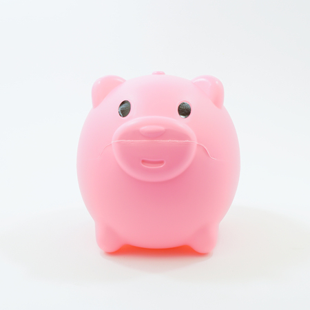 Piggybank on white background.の写真素材