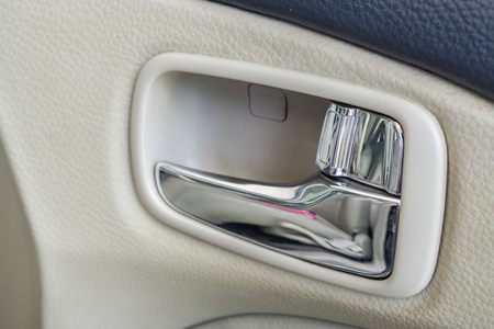 Automobile car door handle.の写真素材