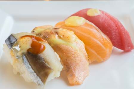 Japanese tasty sushi setの写真素材