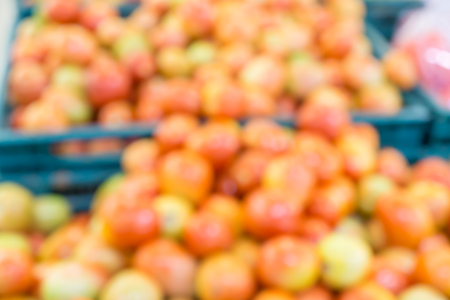 Blur Background from many different exotic fruitsの写真素材