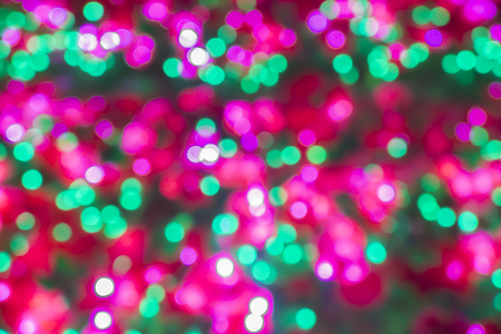 Abstract circular bokeh background of Christmas light,Blue Festive Christmas elegant abstract...