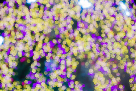 Abstract circular bokeh background of Christmas light,Blue Festive Christmas elegant abstract...