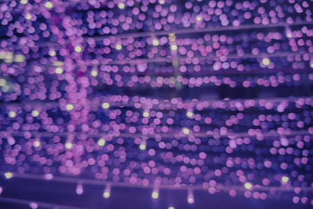 Abstract circular bokeh background of Christmas light,Blue Festive Christmas elegant abstract...
