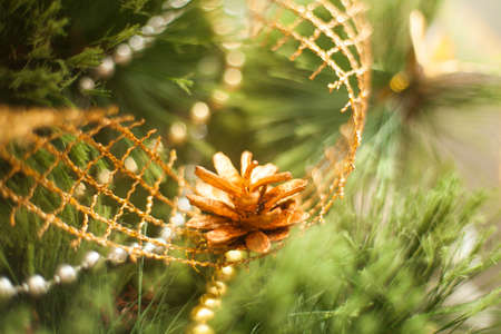 colorful shot of a Christmas tree with bumpの写真素材