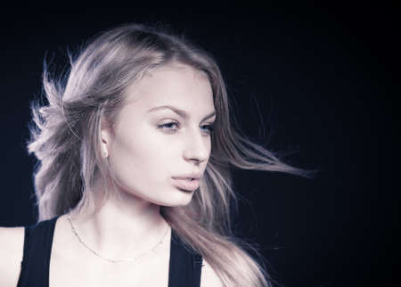 portrait of beautiful delicate girl