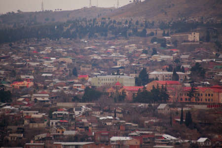 The Panoramic View Of Tbilisi, Georgia, Europe.