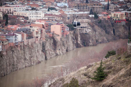 The Panoramic View Of Tbilisi, Georgia, Europe.の写真素材