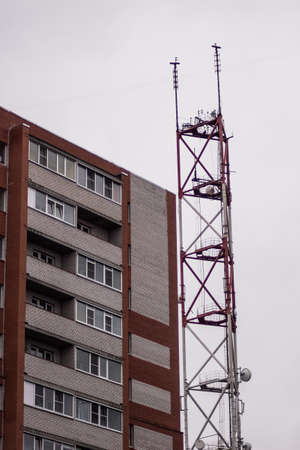 A big broadcasting radio tower