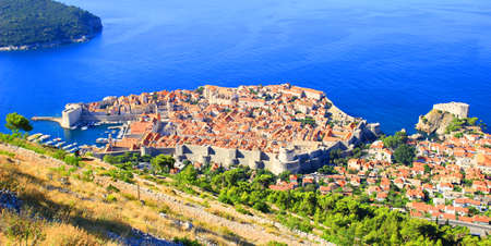 Panoramic view of Dubrovnikのeditorial素材