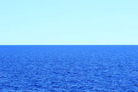 Blue Adriatic seaの写真素材