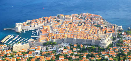 Panoramic view of Dubrovnikの写真素材