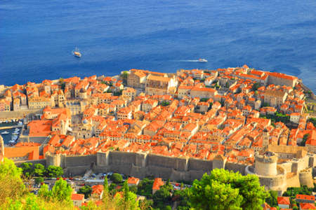Dubrovnik in Croatia, part of the Old townの写真素材