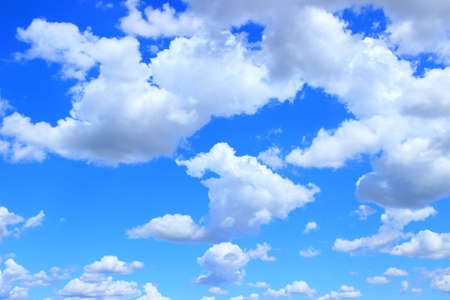Clouds on blue skyの写真素材