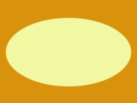 Ovel yellow color on brown background texture for business card design background with space for textの写真素材