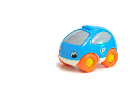 Car children toy isolated on white background