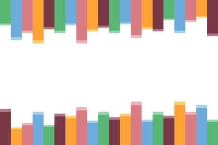 Abstract colorful bar background vector illustration design for your contentのイラスト素材