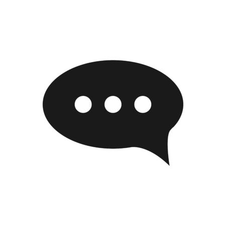 Chat, speech, bubble, dialogue vector icon for graphic designのイラスト素材