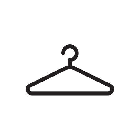 Hanger icon vector for graphic design, logo, web site, social media, mobile app, ui illustrationのイラスト素材