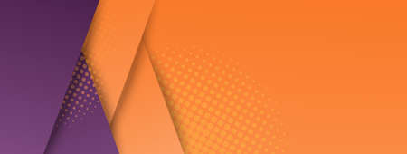 Abstract of purple and orange modern  graphic design.