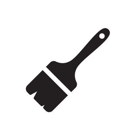 Paint brush icon vector for graphic design, logo, web site, social media, mobile app, ui illustrationのイラスト素材