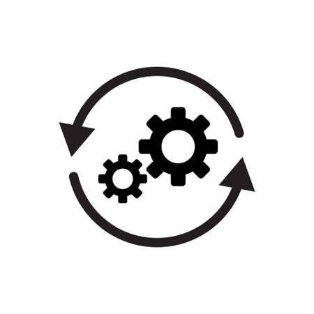 Workflow icon vectorのイラスト素材