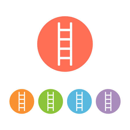 Ladder icon vector business symbol for graphic design, logo, web site, social macedia, mobile app, ui illustrationのイラスト素材