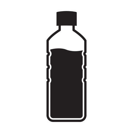 bottle icon vector for your web site design, logo, app, UI. illustrationのイラスト素材