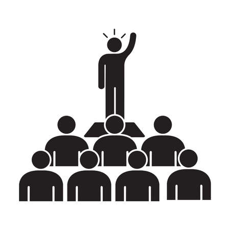 Leader icon vector for your web site design,  app, UI. illustrationのイラスト素材