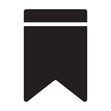 bookmark, ribbon, badge icon vector for graphic design, website, social media, mobile app, UI illustrationのイラスト素材