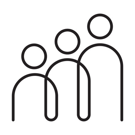 People connect icon vector human resources concept for graphic design, logo, website, social media,...