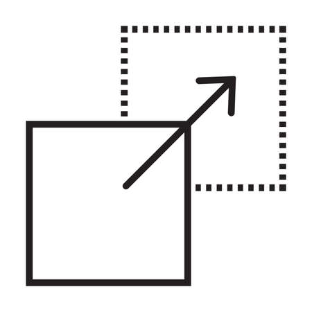 drag and drop icon vector for graphic design,   website, social media, mobile app, UI illustration.のイラスト素材
