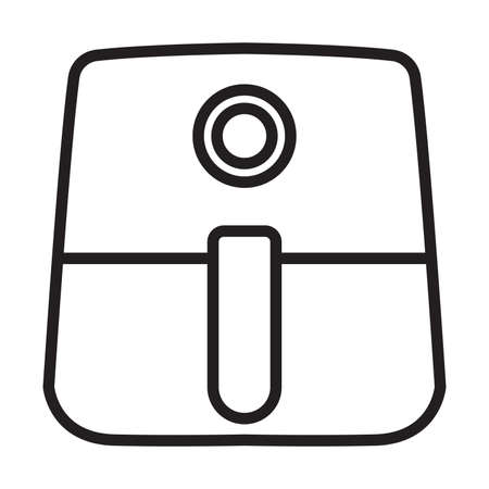 cooking air fryer appliance icon vector for graphic design, logo, website, social media, mobile app, UI illustrationのイラスト素材