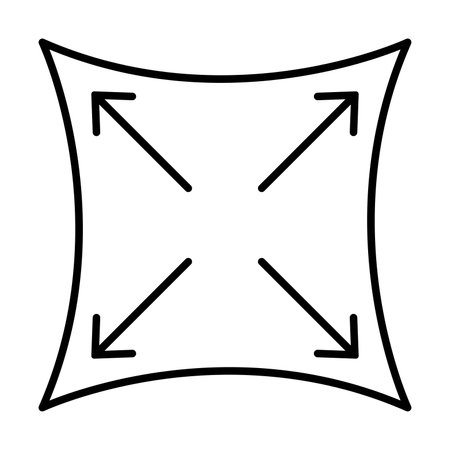 Elastic icon vector for graphic design, logo, website, social media, mobile app, UI illustrationのイラスト素材