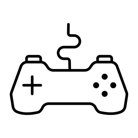Joystick game controller icon vector for graphic design, logo, web site, social media, mobile app, uiのイラスト素材