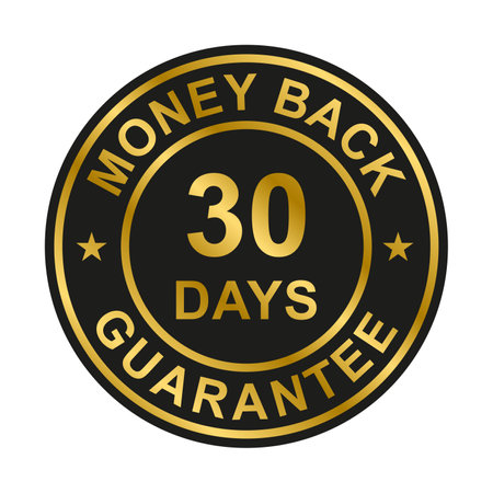 30 days money back guarantee icon vector for graphic design, logo, website, social media, mobile app, UI illustrationのイラスト素材