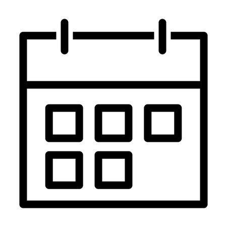 Calendar outline icon vector for your web site design, logo, app, UI. Vector illustrationのイラスト素材