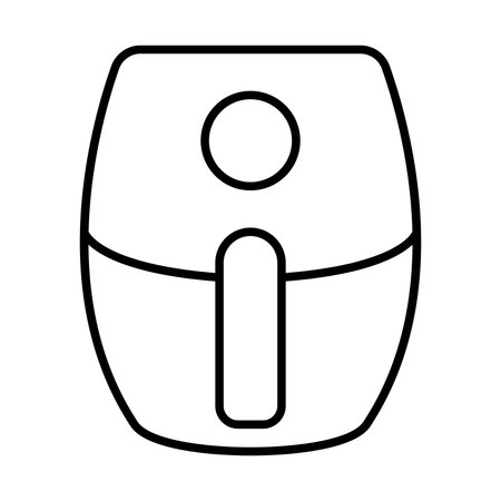 cooking air fryer appliance icon vector for graphic design, logo, website, social media, mobile app, UI illustrationのイラスト素材