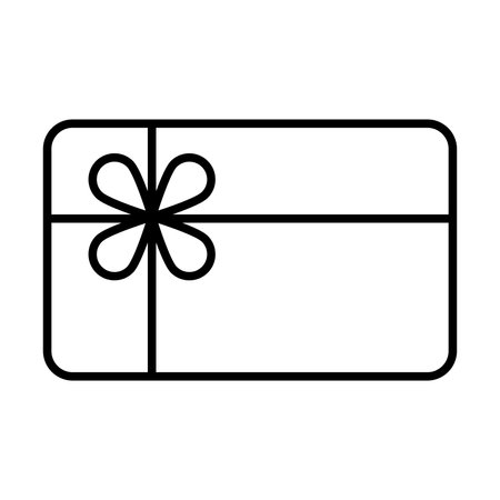 Gift card icon vector for graphic design, logo, web site, social media, mobile app, ui illustrationのイラスト素材