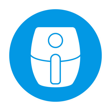 cooking air fryer appliance icon vector for graphic design, logo, website, social media, mobile app, UI illustrationのイラスト素材