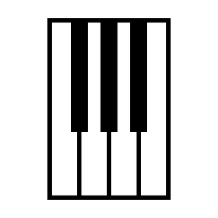 piano icon vector for graphic design, logo, website, social media, mobile app, UIのイラスト素材