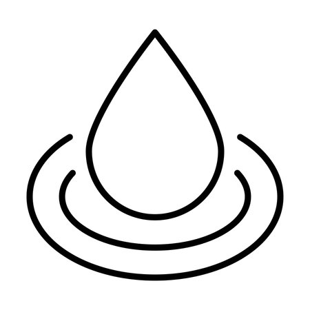 Moisturizing oil drop icon vector for cosmetic product, graphic design, logo, website, social media, mobile app, UI illustrationのイラスト素材