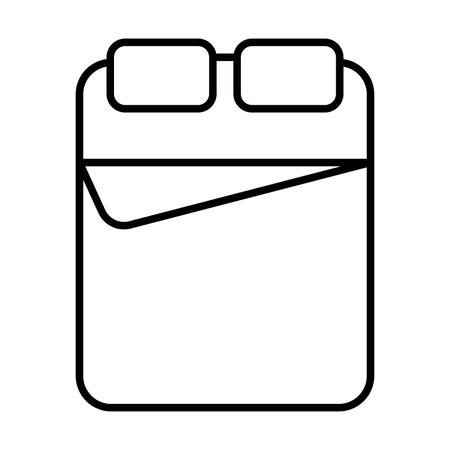 Double bed icon vector for graphic design, logo, website, social media, mobile app, UI illustrationの写真素材