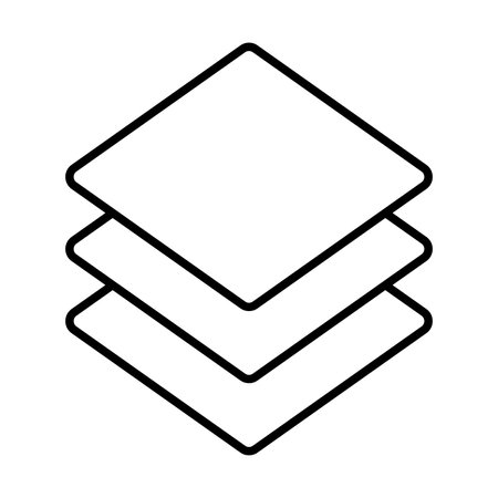 Layers icon vector for graphic design, logo, website, social media, mobile app, ui illustrationのイラスト素材
