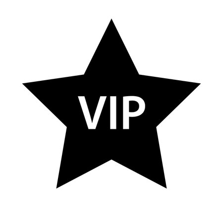 VIP icon vector for graphic design, logo, website, social media, mobile app, UIのイラスト素材