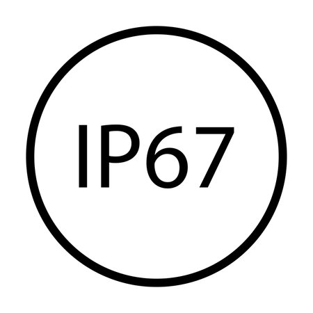 IP67 ip67 standard waterproof icon vector for graphic design, logo, website, social media, mobile app, UIのイラスト素材