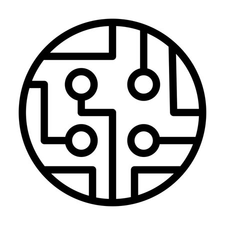 Circuit board, technology vector icon. For your website design, logo, app, UI. Vector illustrationのイラスト素材